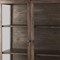 Homeroots 36in Brown and Black Solid Wood and Metal Display Cabinet With Two Doors 611035 - alternate 5