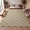 Jonathan Y Mason Smart Jute Geometric Boho Checker Weave Natural/Beige 3 ft. x 5 ft. Indoor/Outdoor Area Rug FXV200A-3 - alternate 7