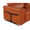 Homeroots 126" Camel Top Grain Leather Reclining Metal USB Sofa 720370 - alternate 9