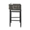 Armen Living Alegria Outdoor Patio Bar Stool in Aluminum with Gray Rope and Cushions LCAFBABL30 - alternate 8