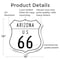 Signmission Arizona Route Marker Shield Sign Us 66, 18 Inch X 18 Inch, Plastic Sign SHI-P-18-360 - alternate 4