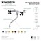 Kingston Brass Double-Handle Wall Mount Bathroom Faucet, Matte Black KS1210PKX - alternate 6