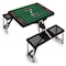 Picnic Time Family Of Brands Tampa Bay Buccaneers - Football Field - Picnic Table Portable Folding Table with Seats, (Black) 811-00-175-305-2 - alternate 1