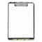 Dexas ClearView Clipcase Storage Clipboard, 0.35" Clip Capacity, Holds 8.87 x 12.25 Sheets, Gray/Yellow 5717-803 - alternate 1