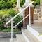 Nuvo Iron Stoop Railing Kit, For 4-5 Steps, White Aluminum, Posts Hand Railing Hardware incl WHSK4S-US - alternate 10