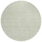 Homeroots 8' Artichoke Green And Gray Round Geometric Washable Indoor Outdoor Area Rug 594439 - alternate 7