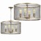 Jonathan Y Pen 4-Light 20" Iron Adjustable Industrial Mesh LED Pendant, Gold JYL6703A - alternate 13