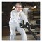 Kleenguard A30 Elastic-Back and Cuff Hooded Coveralls, 1" Flap, X-Large, White, 25PK KCC 46114 - alternate 6