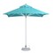 Homeroots 8ft Aqua Polyester Square Market Patio Umbrella 491963 - alternate 4