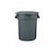 Rubbermaid Commercial BRUTE 32 GALLON LID GRAY SMFG263100GRAY - alternate 2