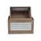 Homeroots Set of Two Gray Solid Wood Crate, 2PK 487689 - alternate 7