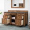 James Martin Vanities Bristol 60'' S Vanity, Saddle Brown w/ Parisien Bleu Silestone Top w/FreePower Wireless Charger 157-V60S-SBR-FPBL - alternate 8