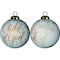 Homeroots White and Gold Child of God Hand Painted Mouth Blown Glass Ornament 477554 - alternate 1