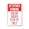 Signmission PSA, Reserved Parking Online Order Pick Up Only, 10in X 7in Rigid Plastic, OS-NS-P-710-25447 OS-NS-P-710-25447 - alternate 1