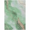 Homeroots 5' X 8' Green And Taupe Abstract Washable Indoor Outdoor Area Rug 611370 - alternate 8