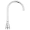 Dura Faucet Used For Kitchen Single Piece 8 Deck Mount 12 JSpout Chrome Polished Plastic Body DF-PK330HLH-CP - alternate 1