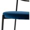 Leisuremod Euston Wicker Dining Chair with Velvet Round Seat, Navy Blue EC17NBU - alternate 10