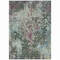 Homeroots 8' X 10' Fern Green And Purple Damask Washable Indoor Outdoor Area Rug 596384 - alternate 9