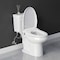 Anzzi Elongated Manual Bidet Toilet Seat in Wht W/Dual Self-Clean Nozzles, Soft-Close Lid/Easy Installation TL-AZMB1101WH - alternate 9