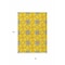 Homeroots 8' X 10' Yellow And Teal Blue Geometric Washable Indoor Outdoor Area Rug 613455 - alternate 8