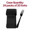 Smarty Had A Party Black Baroque Disposable Plastic Dinner Forks, 480PK 8310-B-CASE - alternate 7
