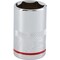 Channellock 1/2'' Drive 11/16'' 6-Point Shallow Standard Socket 302767 - alternate 1