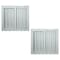 Mytee Products 44in x 44in Shipping Container Window w/ Security Bars PVC Sliding Window Dual Panes, 2PK CTL-WINDOWx2 - alternate 1
