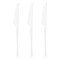 Smarty Had A Party Solid White Moderno Disposable Plastic Dinner Knives, 240PK 9340WH-KN-CASE - alternate 8