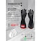 Oil Shield 18 in High Temp Neoprene Gloves, RAW Labeling Band, 450 Degree Temp Rating, Size Small 99185RAW-S - alternate 5