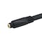 Monoprice A/V Cable, 3.5mm M/F Ext Cble, Blk, 15ft 5589 - alternate 5