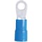Gardner Bender Ring Terminal, 600 V, 6 AWG Wire, 12 in Stud, Vinyl Insulation, Blue 14-097 - alternate 1
