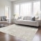 Homeroots 10' X 14' Ivory And Off White Abstract Washable Indoor Outdoor Area Rug 612754 - alternate 9