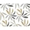 York Wallcoverings Little Garden Graphite and Gold Wallpaper ZM2816 - alternate 1