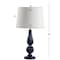 Jonathan Y Maddie 28" Glass/Metal LED Table Lamp, Navy JYL2072B - alternate 9