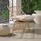 Alaterre Furniture Alaterre Servana Outdoor Swivel Wicker Chair with Cushion Tan Boho Patio Lounger Design 80-OUTD-SERAVA-CH - alternate 6
