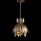 Jonathan Y Anne 12" Adjustable Metal LED Pendant, Gold JYL9509A - alternate 12
