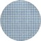 Homeroots 8' Denim Blue And Ivory Round Geometric Washable Indoor Outdoor Area Rug 614739 - alternate 8