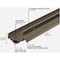 M-D Building Products Building Products 2.25'' W. x 1.375'' H. x 36'' L. Aluminum Bronze Door Bottom 6197 - alternate 6