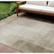 Homeroots 10' X 14' Khaki Geometric Washable Indoor Outdoor Area Rug 608099 - alternate 1