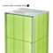 Azar Displays Four-Sided Pegboard Tower Floor Display, Rotating Wheeled Base, 16 in W x 67 in H, Green 700407-GRE - alternate 8