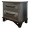 Homeroots 27" Brown Solid Wood Two Drawer Nightstand 527055 - alternate 1