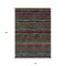 Homeroots 10' X 14' Black Green And Gold Striped Washable Indoor Outdoor Area Rug 588243 - alternate 7