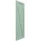 Ekena Millwork True Fit PVC Single X-Board Farmhouse Fixed Mount Shutters, Seaglass, 12W x 53H, PR TFP001FH12X053SG - alternate 15