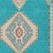 Homeroots 5' X 8' Teal Blue Brown And Ivory Oriental Washable Indoor Outdoor Area Rug 598443 - alternate 9