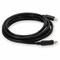 Add-On 15FT DISPLAYPORT 1.2 MALE TO MALE BLACK CABLE MAX RESOLUTION UP TO 3840X21 DP2DPMM15 - alternate 6