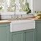 Whitehaus Collection 33 in Reversible Single Bowl Fireclay Kitchen Sink with Grid WHRP3318-W - alternate 6
