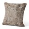 Homeroots 20" Taupe Chenille Throw Pillow Cover with Texture 608193 - alternate 5