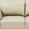 Homeroots 71in Cream and Gold Italian Leather Loveseat 720470 - alternate 8
