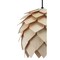 Jonathan Y Simon 11.75" Pinecone Wood LED Pendant, Natural/Black JYL6125A - alternate 12