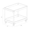 Hirsh Utility Cart, Steel, 2 Shelves, 24 in W, 32 in H 22641 - alternate 11